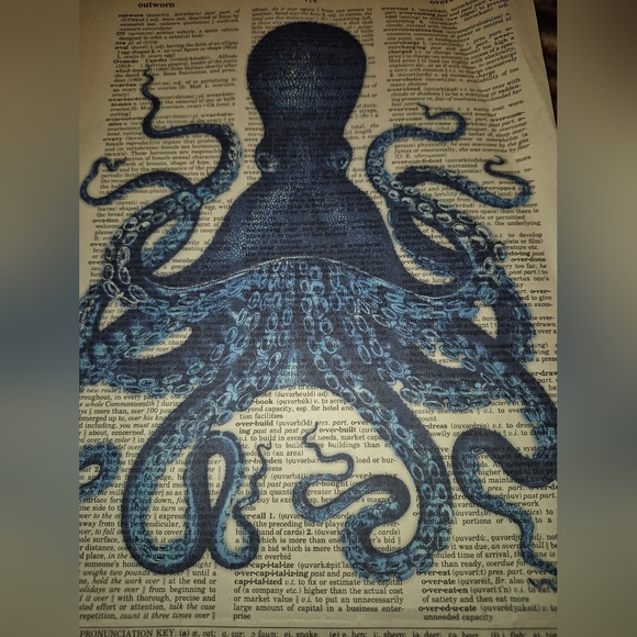 2 Ocean Life Book Art Prints - Picture 11 of 12